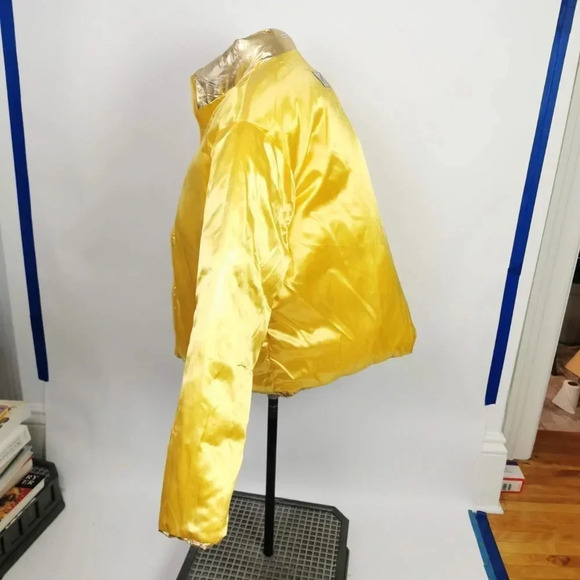 Robins Jeans Mens Gold Winter Jacket  Sz XXL Goose Down - Picture 7 of 12